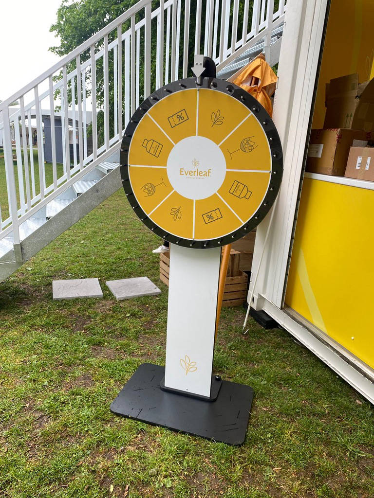 Branded prize wheel hire and sales