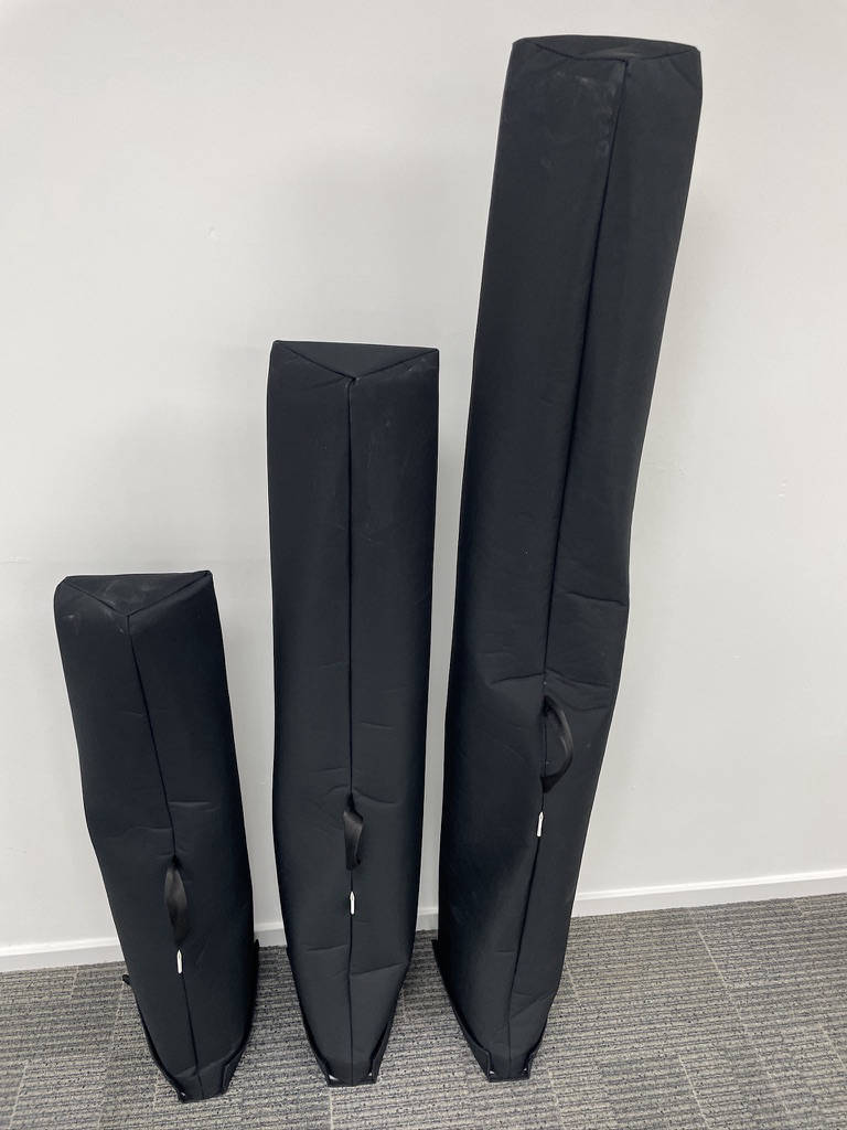 Padded bags for roller bowler games