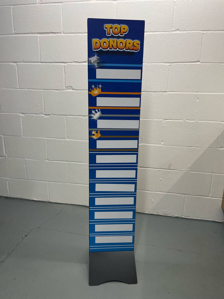 Branded top scores boards