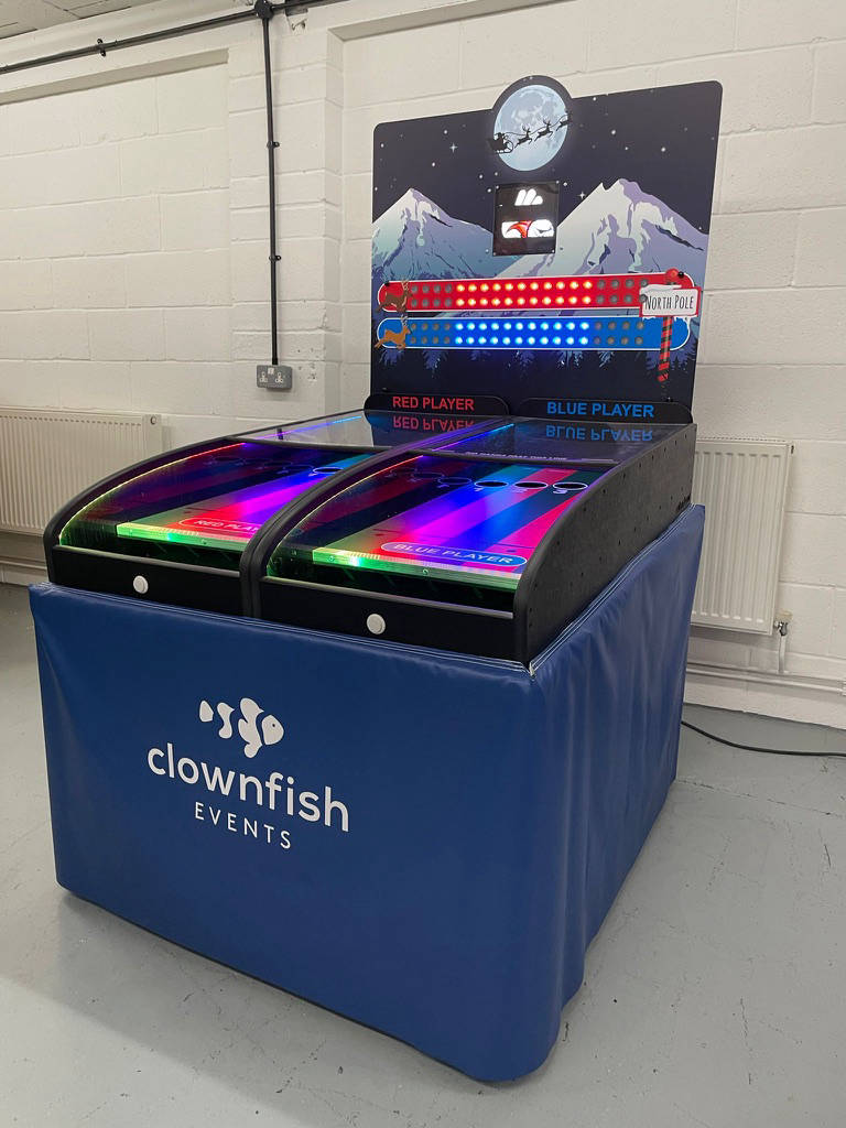 Clownfish events roll-a-ball system