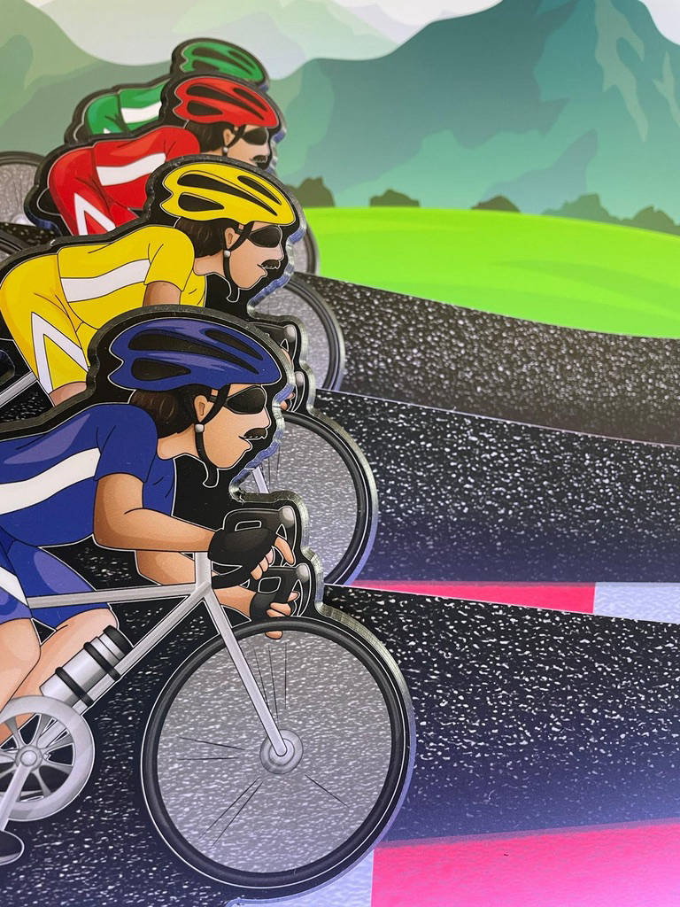 Cycling themed roll a ball kentucky derby game from Plinko Online