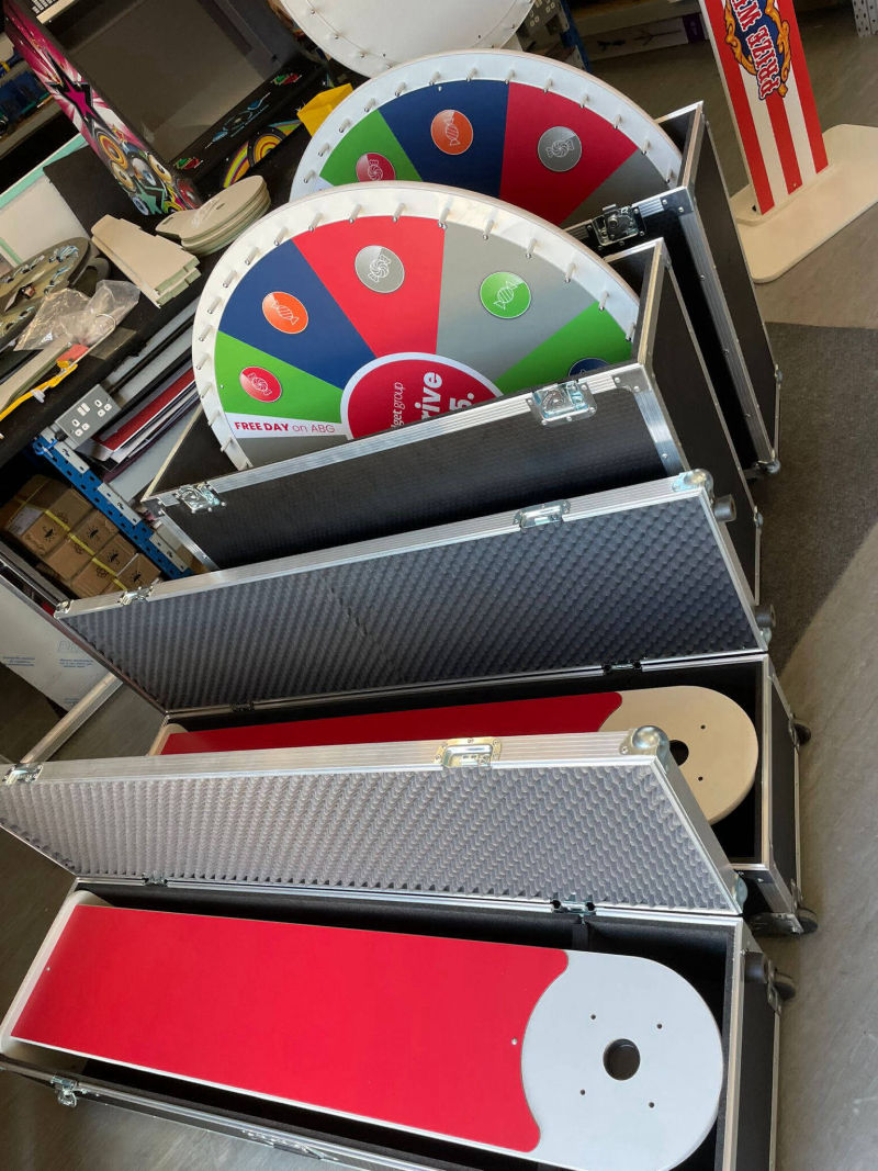 Wheel of fortune games and promotional wheels for sale