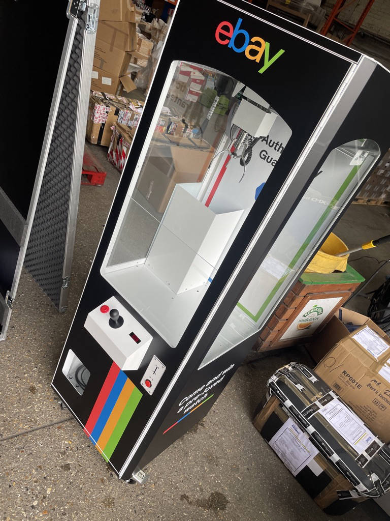 Branded arcade crane game