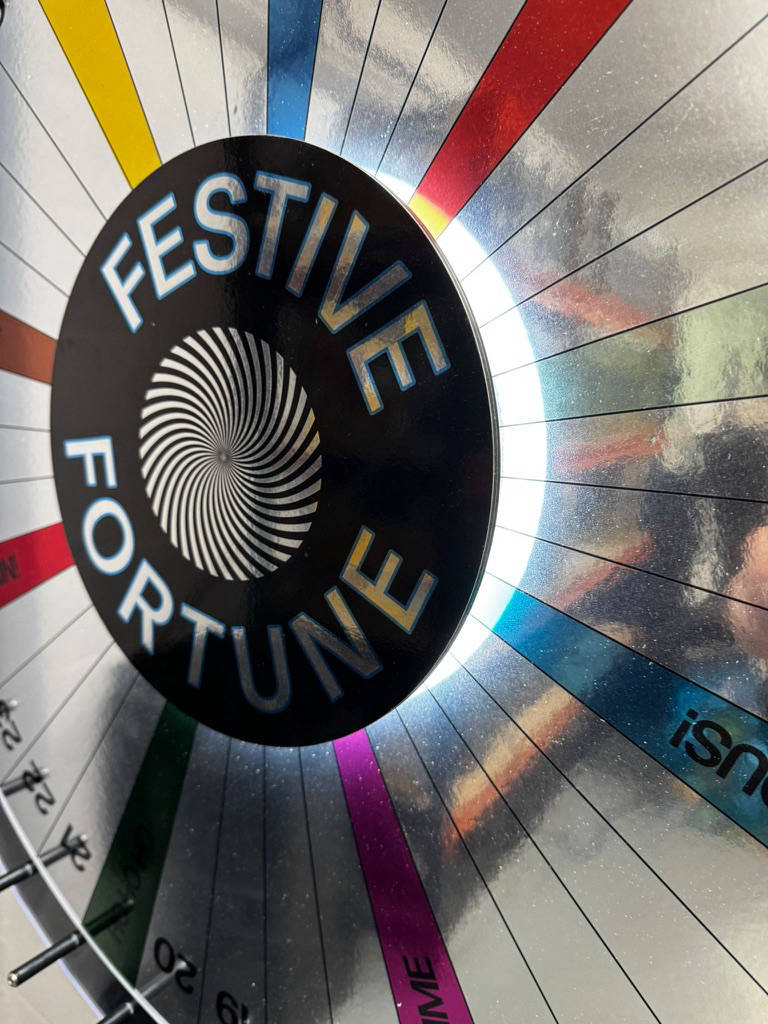 LED prize wheel