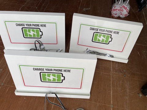 Phone charger stations