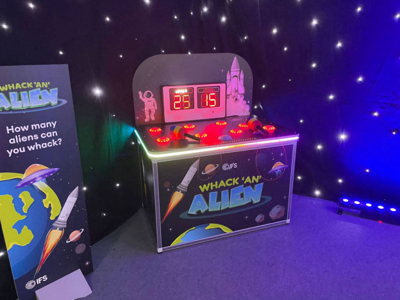 Brand activation mole game