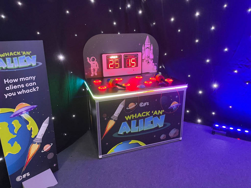 Brand activation mole game
