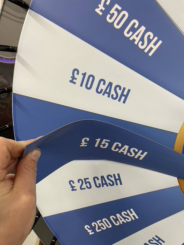 Manufacturers of magnetic prize wheels for promotions and incentives