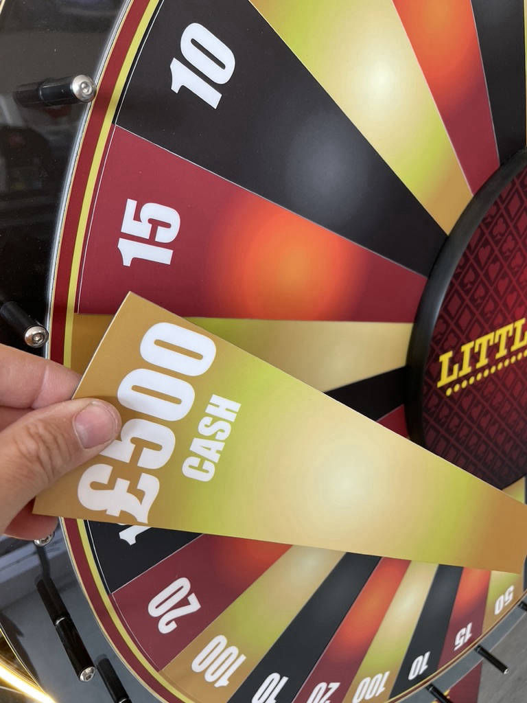 magnetic spin the wheel prize wheel game