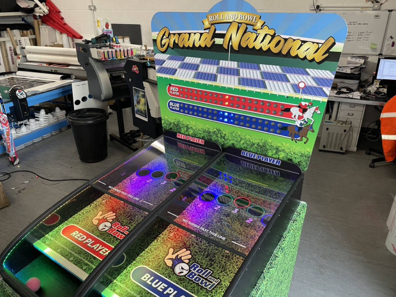 Grand national 2 player roll a ball game for sale