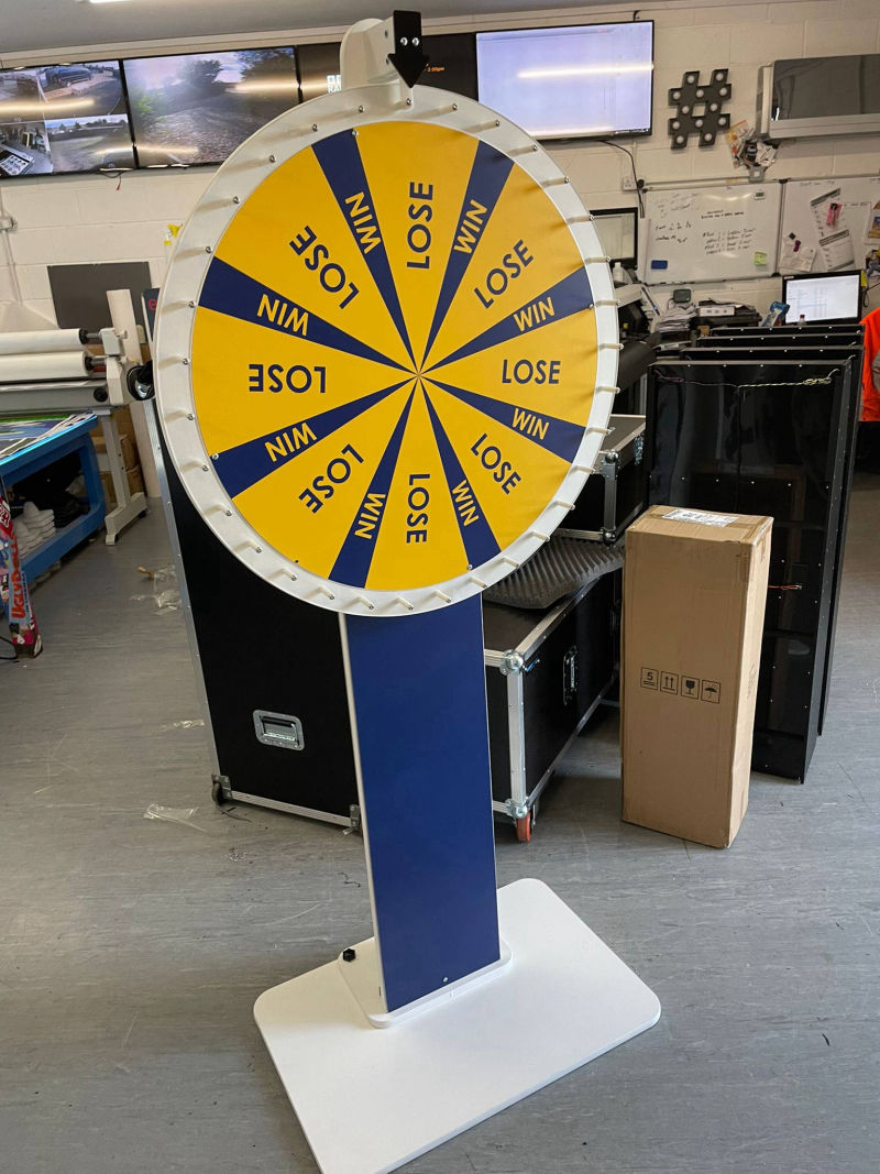 Spinning wheels for promotions
