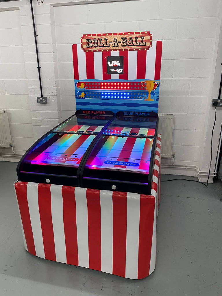 Custom designed roll a ball game