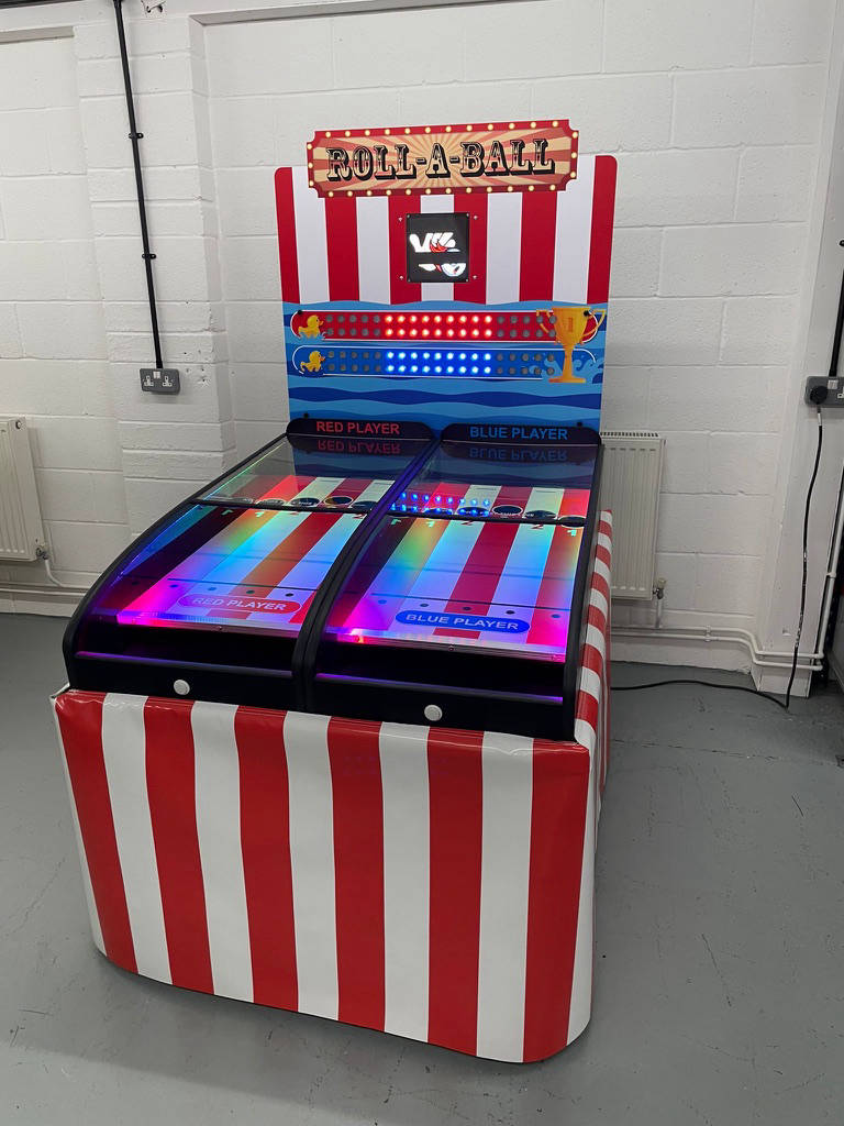 Custom designed roll a ball game
