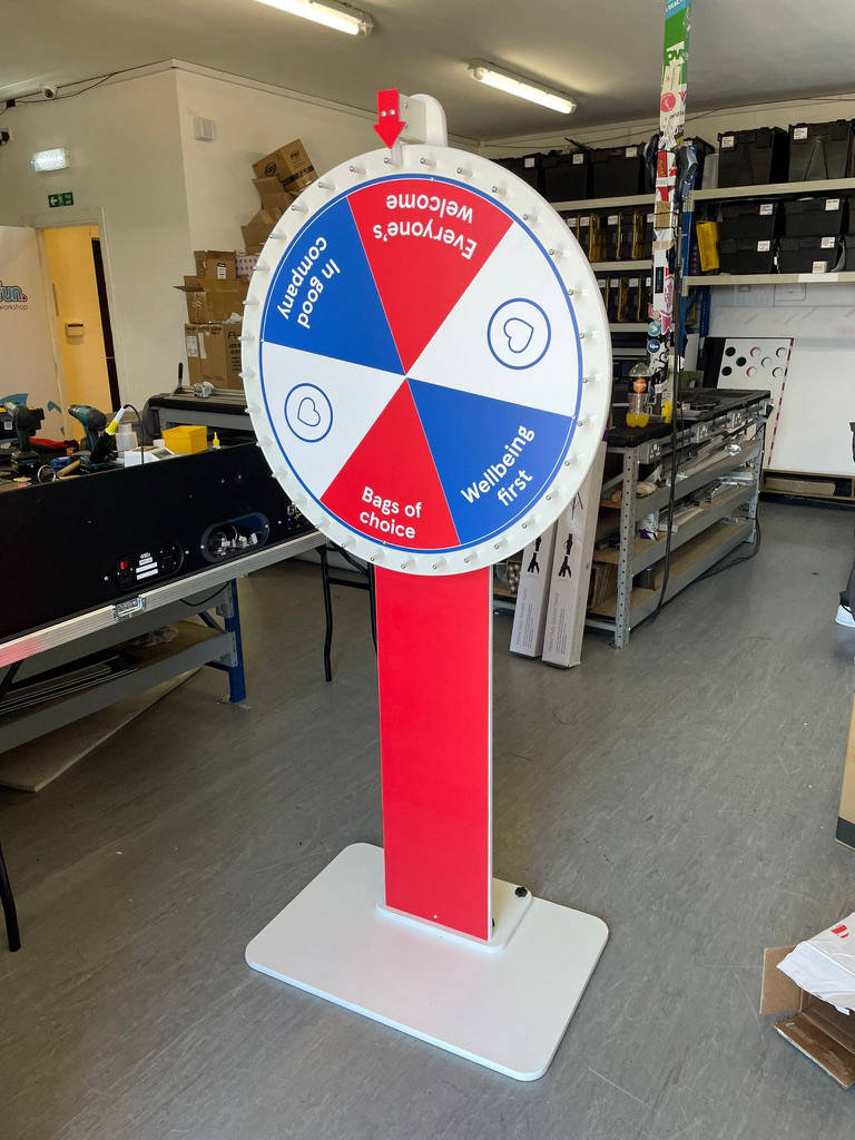 Tesco prize spin the wheel game