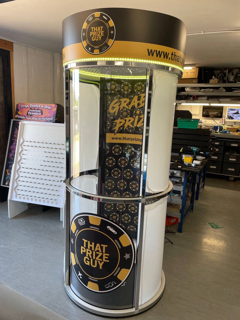 Branded prize ballnado ball grabber