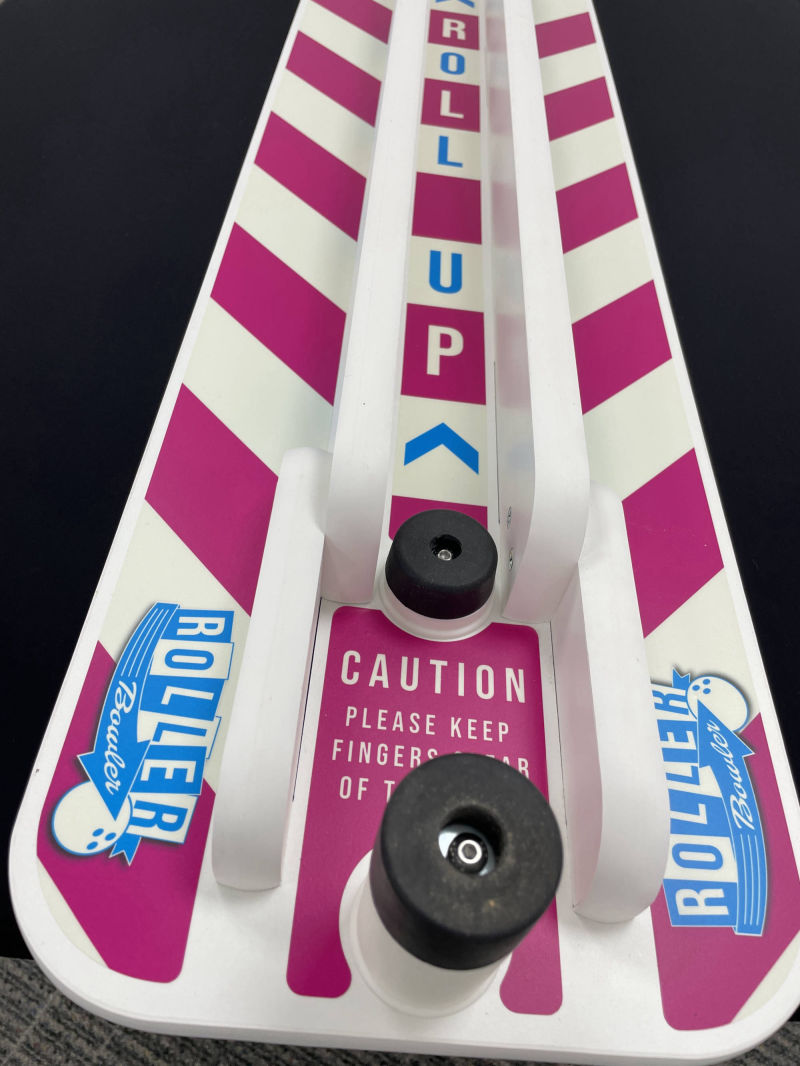 Portable roller bowler games