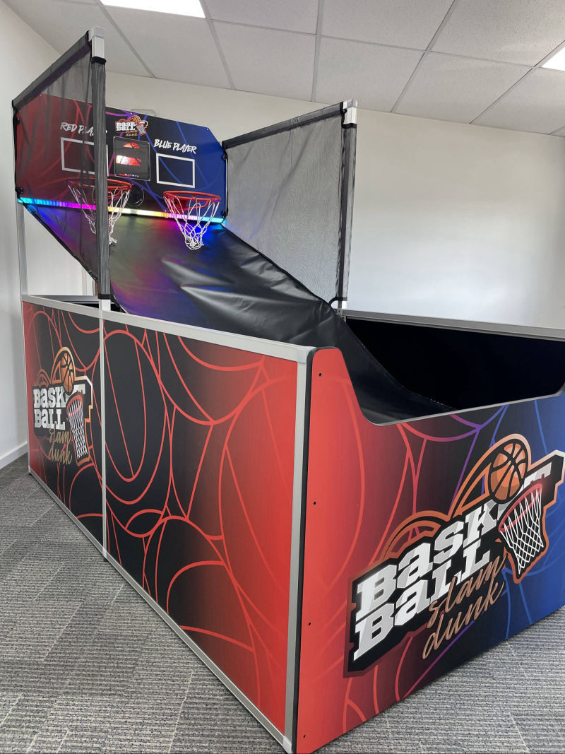 Double shot basketball