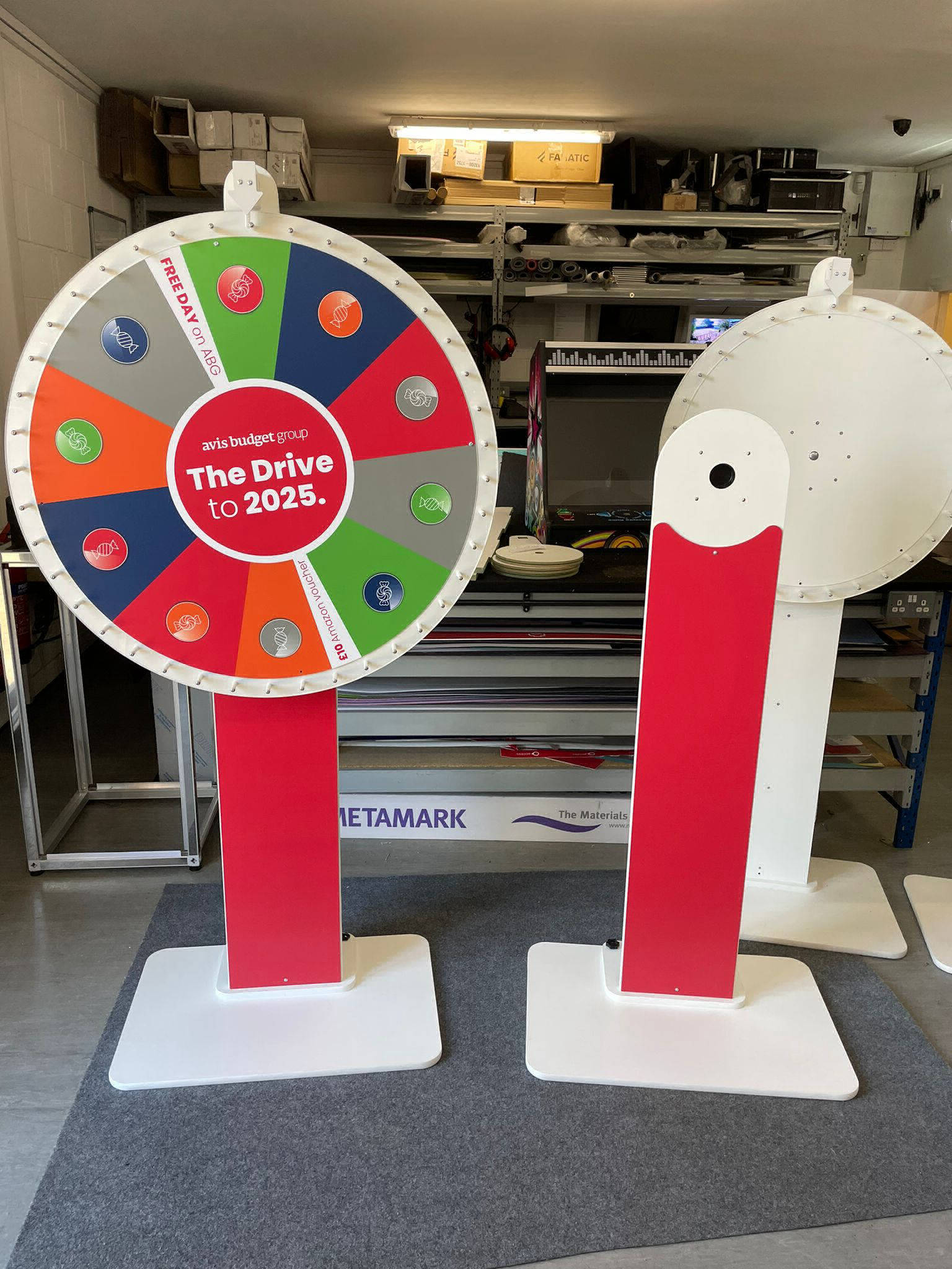 Huge prize wheel for hire and sale