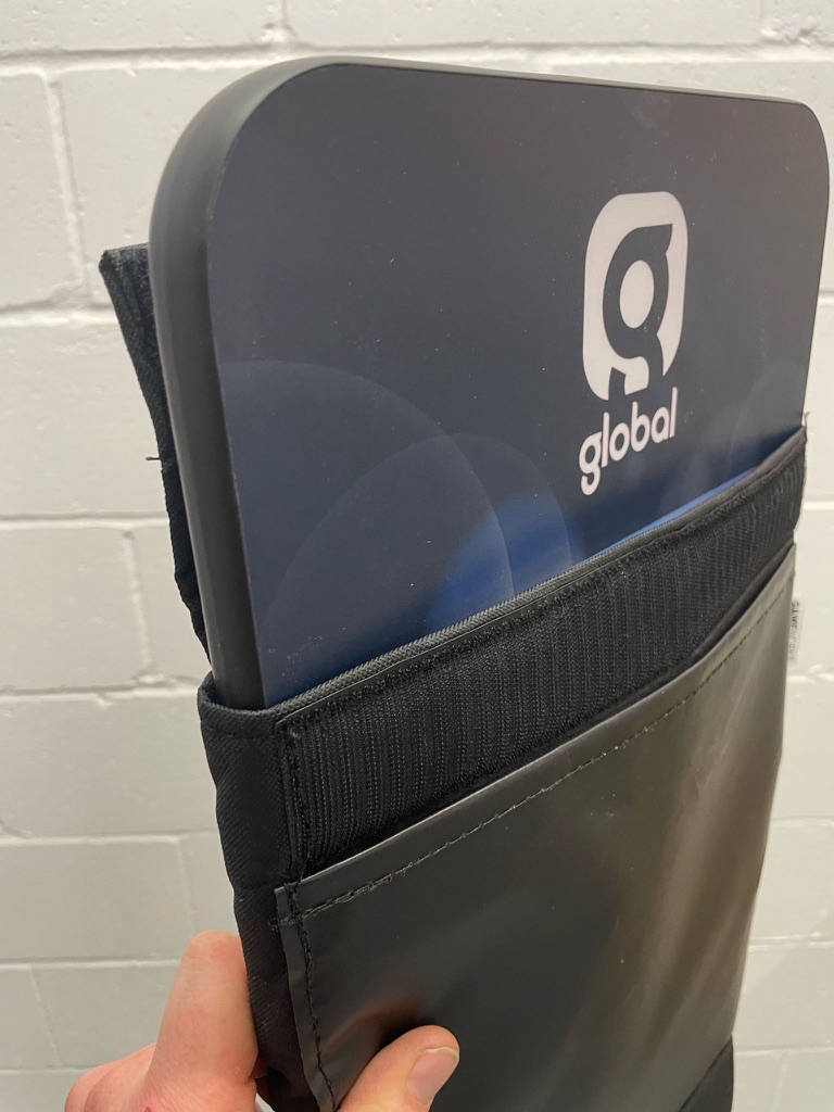 Padded transport bags for magnetic score boards