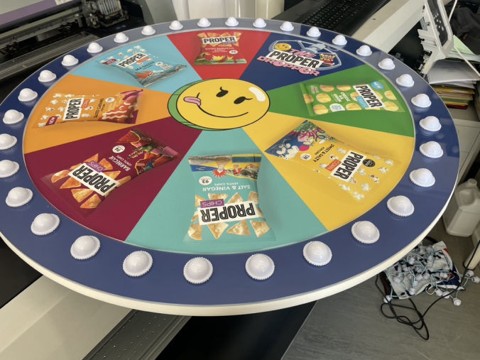 Bespoke prize wheel