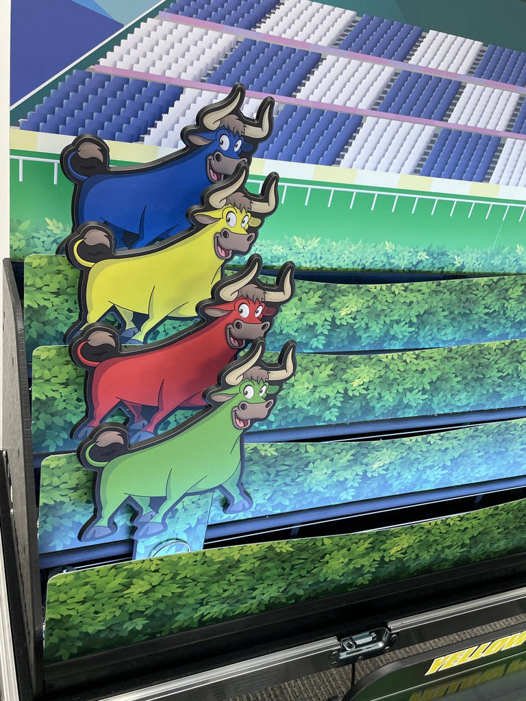 Bull racing roll a ball