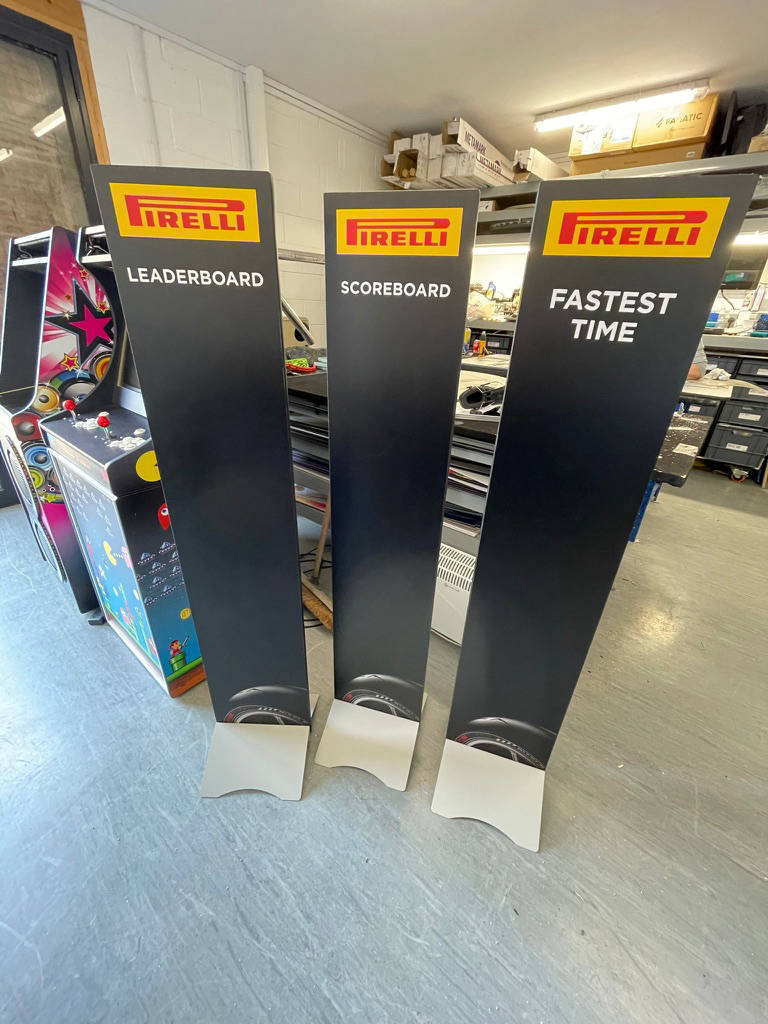 Branded leader boards for sale and hire