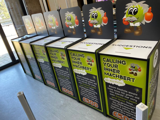 Custom made suggestion boxes