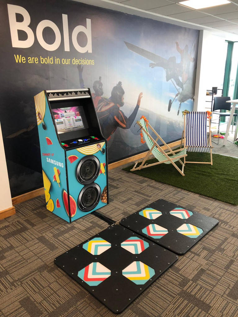 branded dance machine