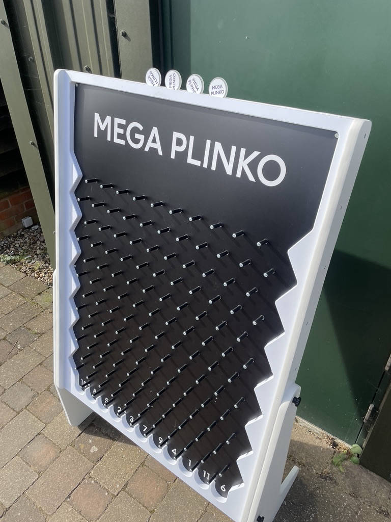 Mega plinko game hire & sales