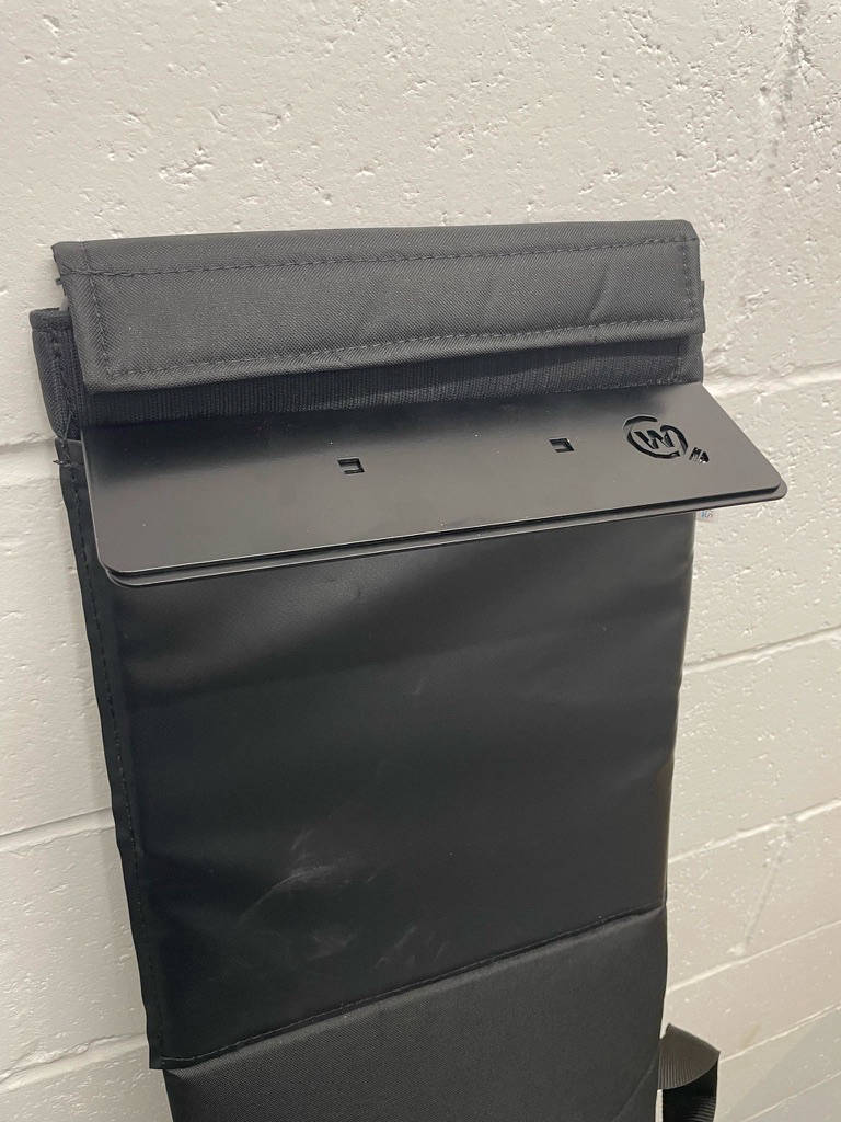 Padded bag for magnetic score board