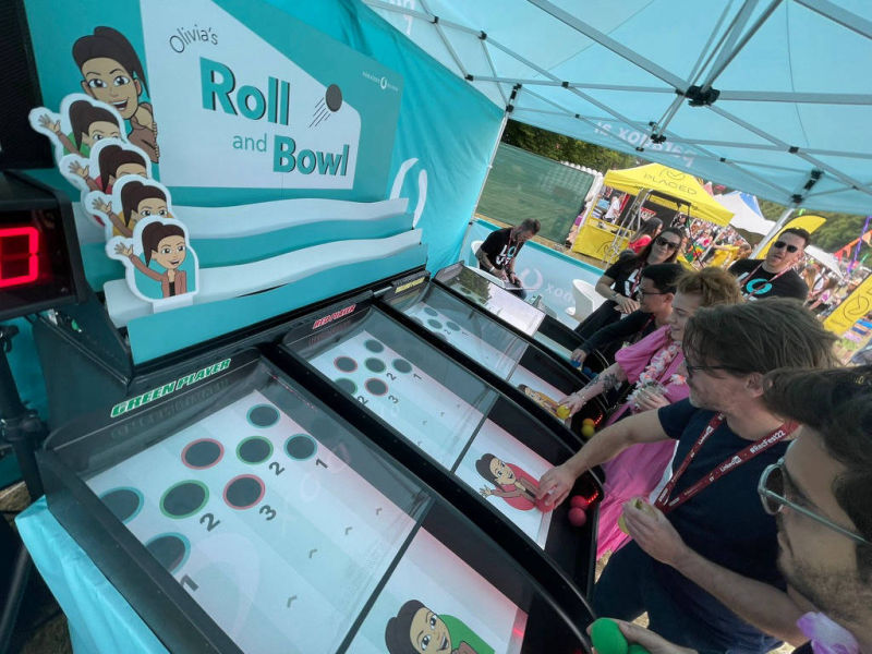 Customised roll a ball race