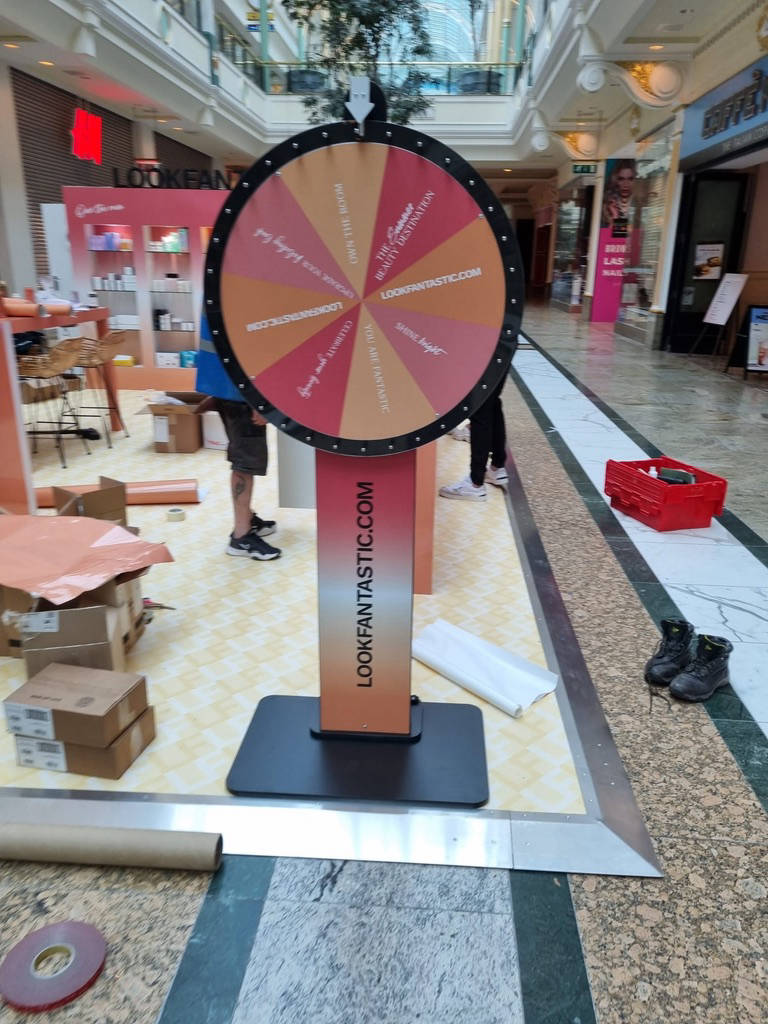 Uk maker of prize wheels and spinning wheel games