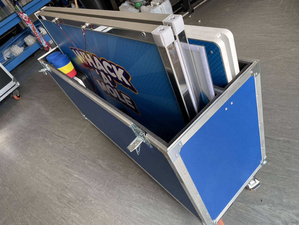 Custom whack a mole flight case