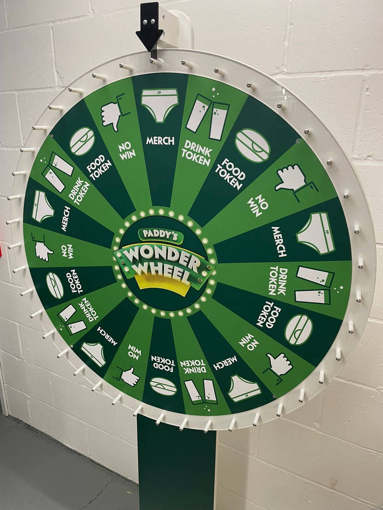 Paddy's wonder wheel game