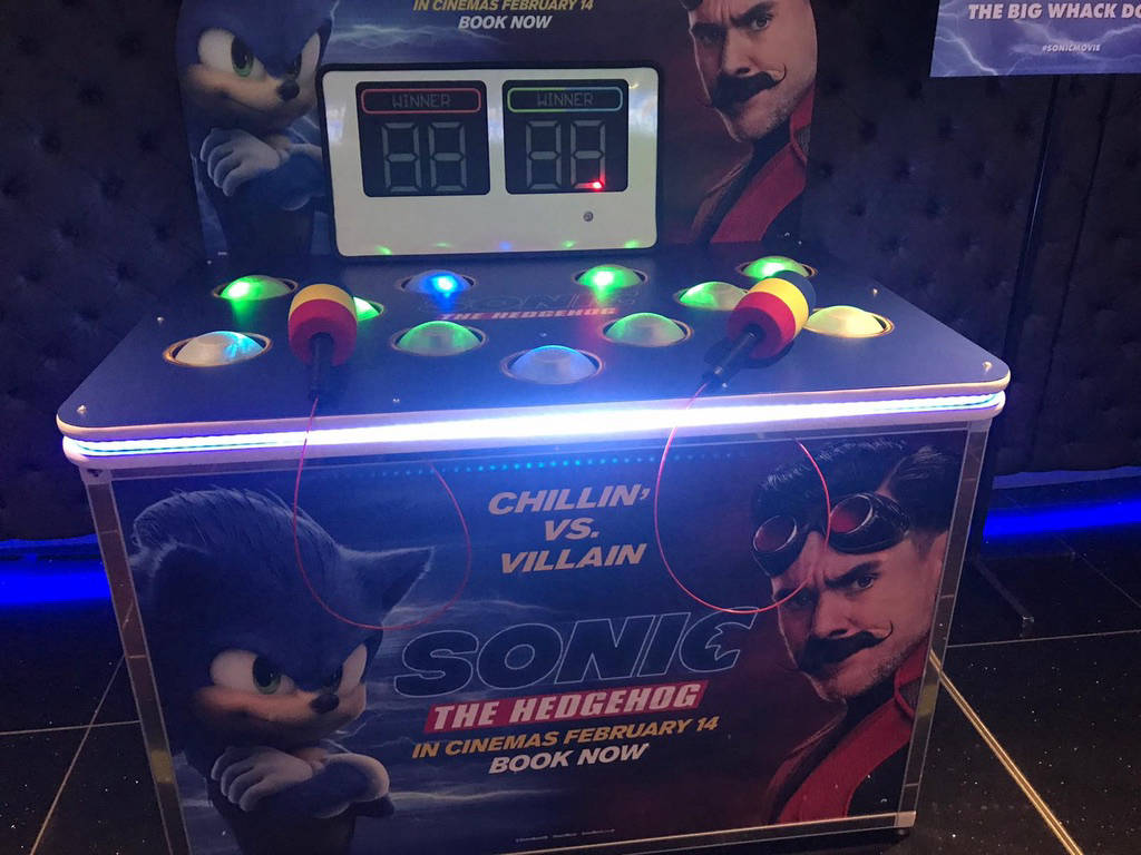 Branded arcade whacker games