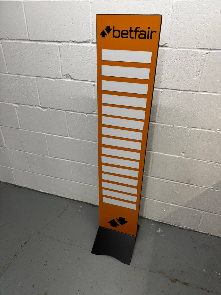 Betfair magnetic score board