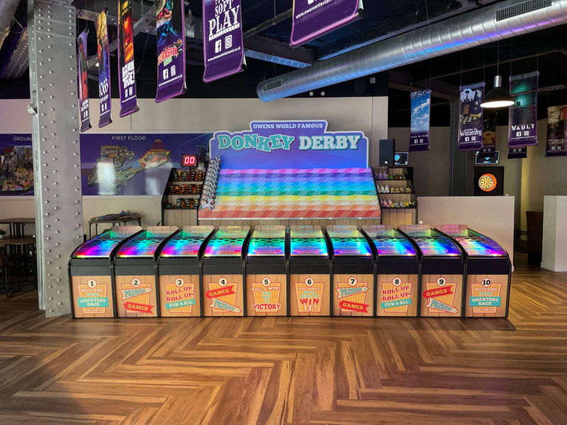 Uk made roll a ball donkey derby games for sale