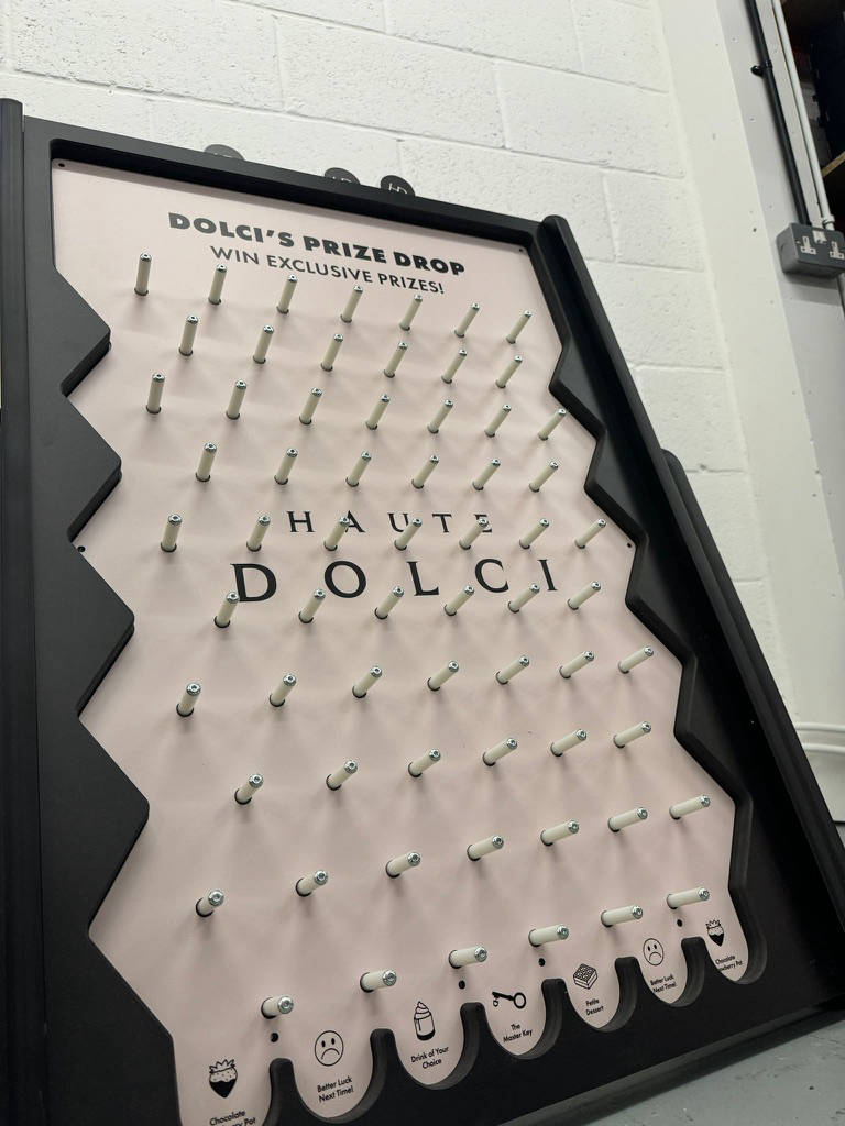 Mega plinko with LED halo