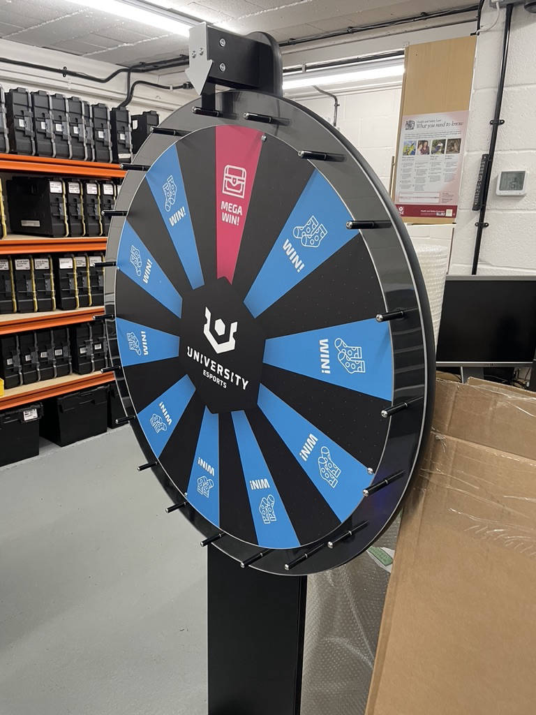 Spinning prize wheels made in the UK