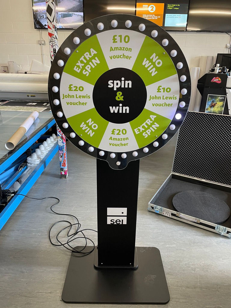 Electronic wheel of fortune