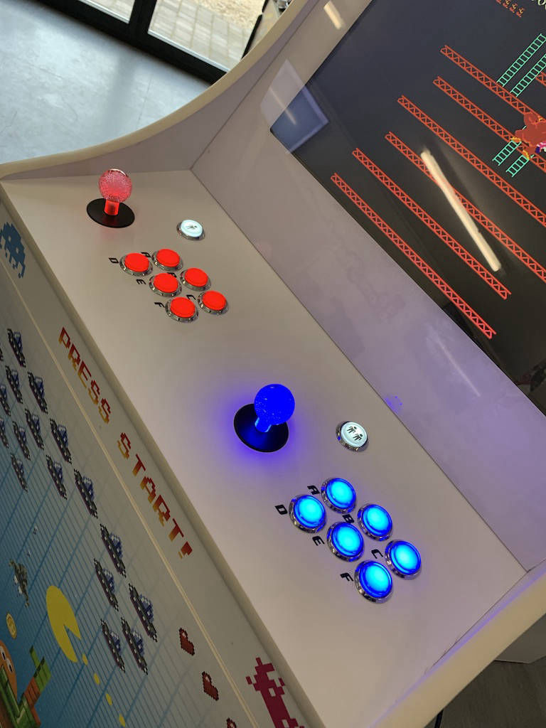 Custom retro arcade classics machine