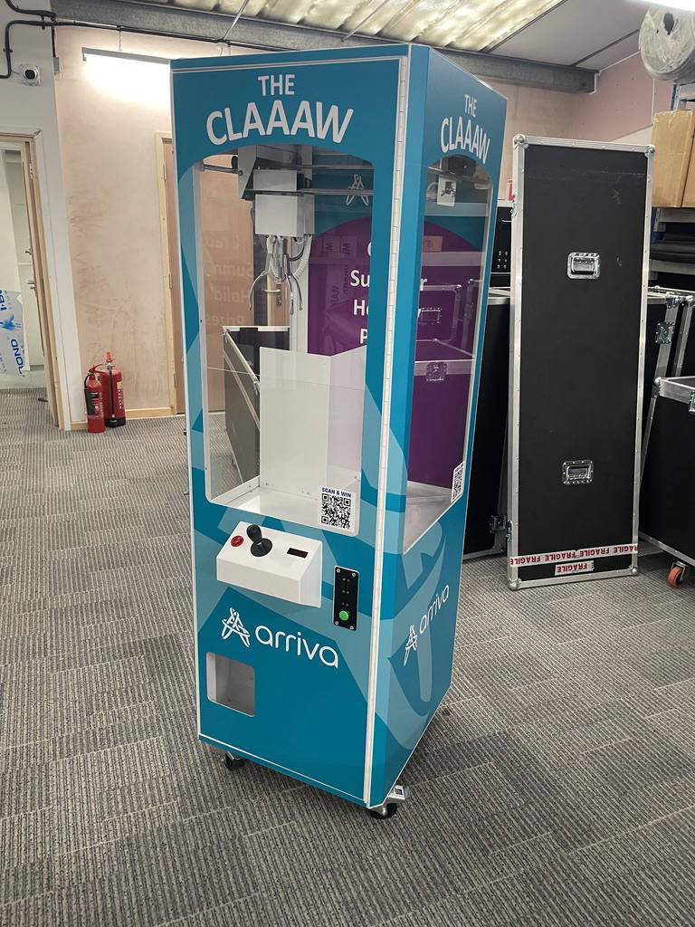 Custom arcade crane games for sale and hire