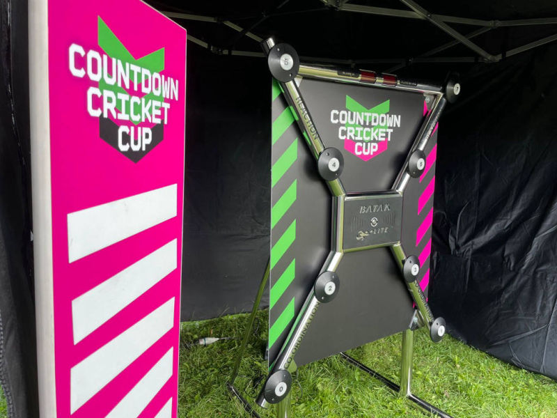Branded score boards and bataks