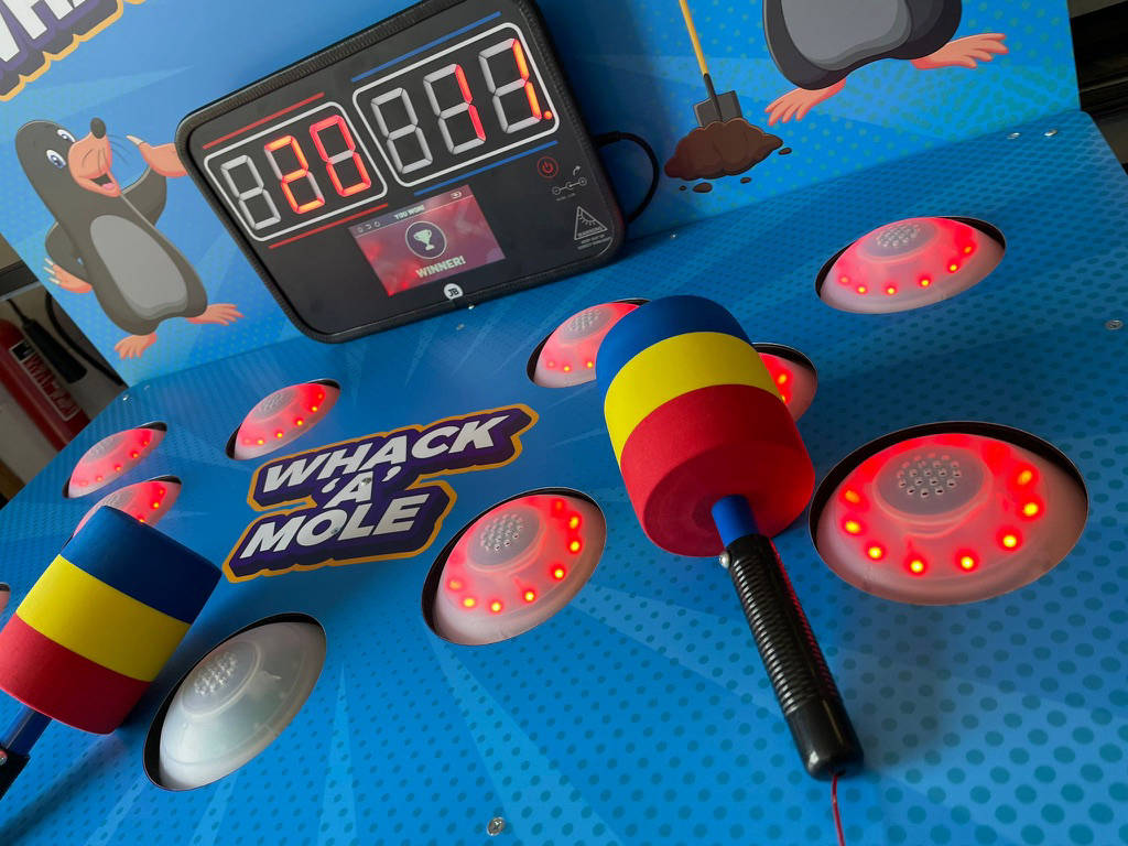 Custom digital whack a mole