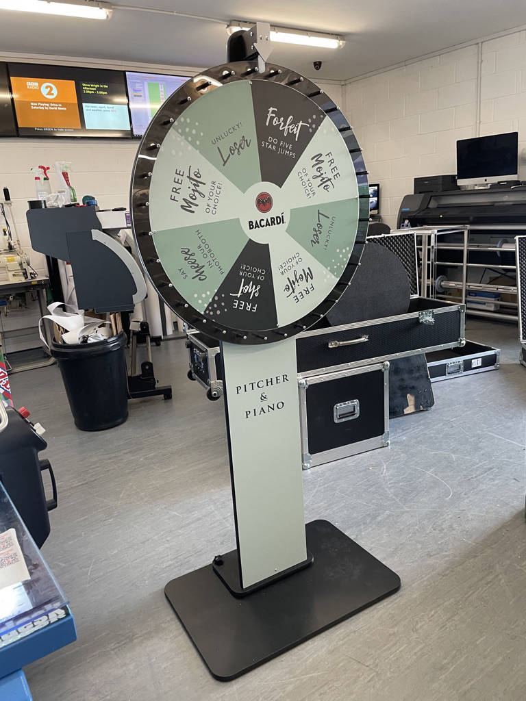 Fun promotions wheel of fortune hire
