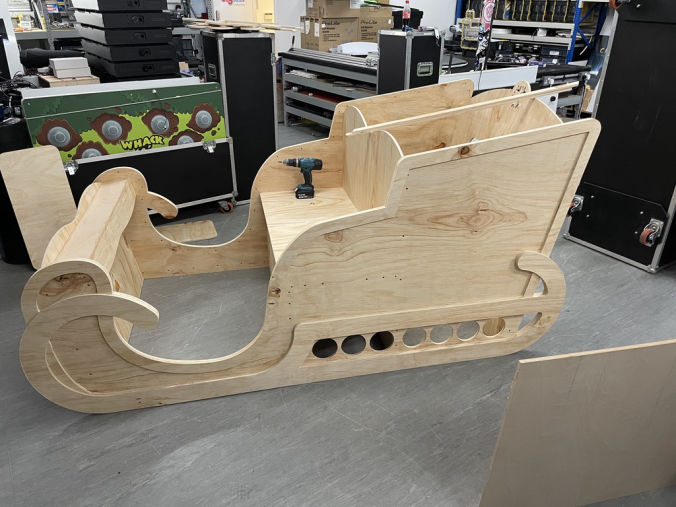 Bespoke projects santas sleigh