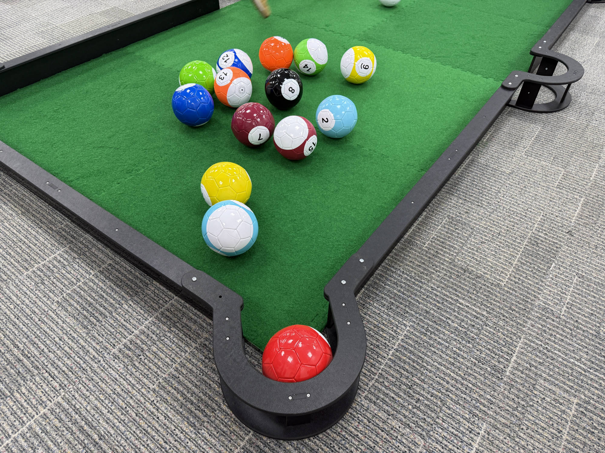 portable footpool tables