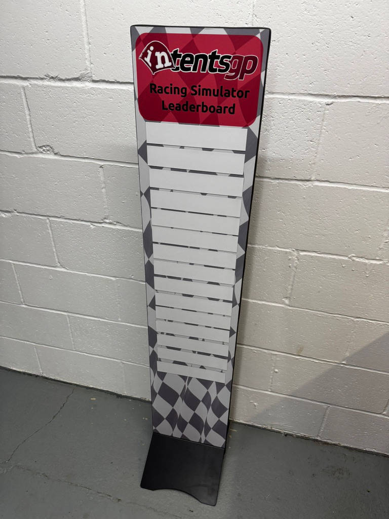 Top gear style top laps board